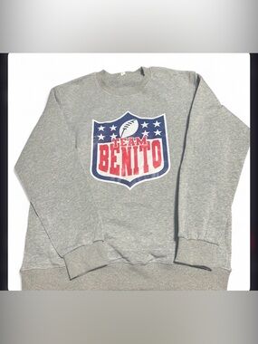 Grey Team Benito sweatshirt #NFL #football Size L